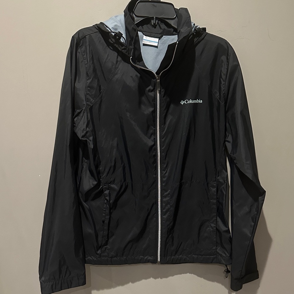 Columbia Black Hooded Jacket (L)